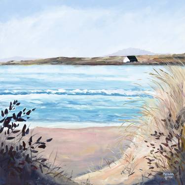 Print of Impressionism Beach Paintings by Meredith Howse