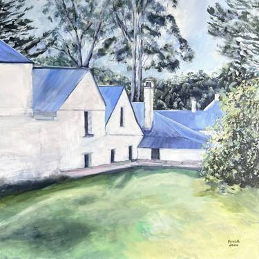 Original Architecture Paintings by Meredith Howse