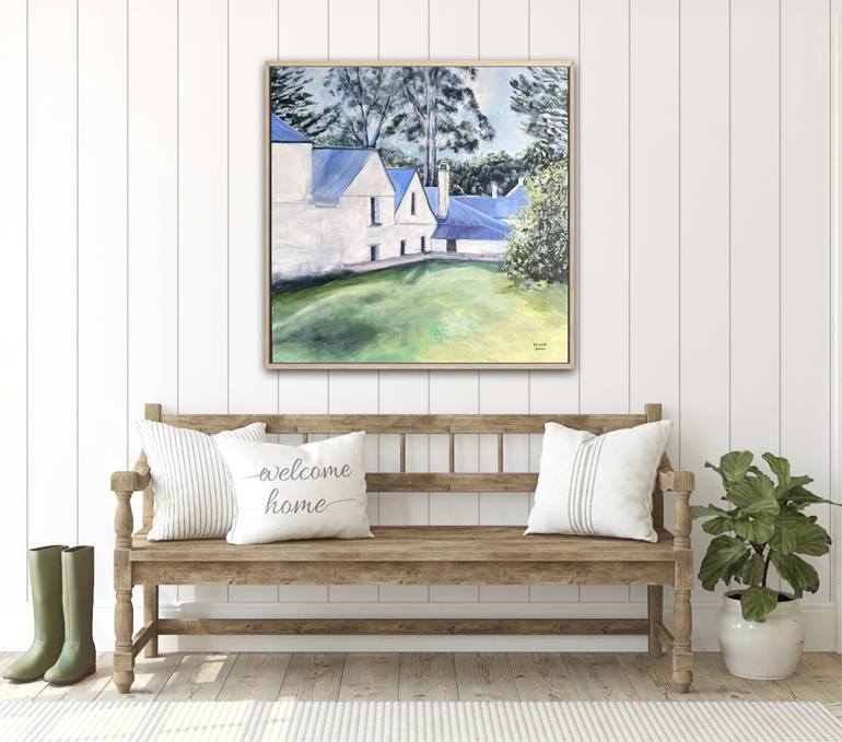 Original Impressionism Architecture Painting by Meredith Howse