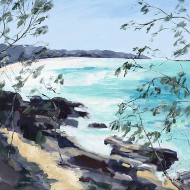 Print of Contemporary Beach Paintings by Meredith Howse