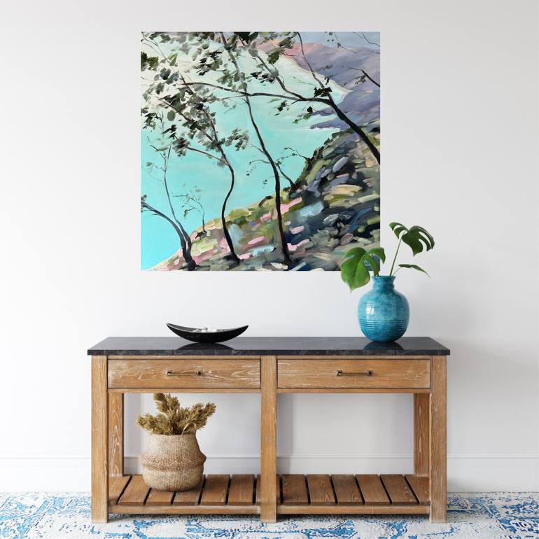 Original Impressionism Beach Painting by Meredith Howse