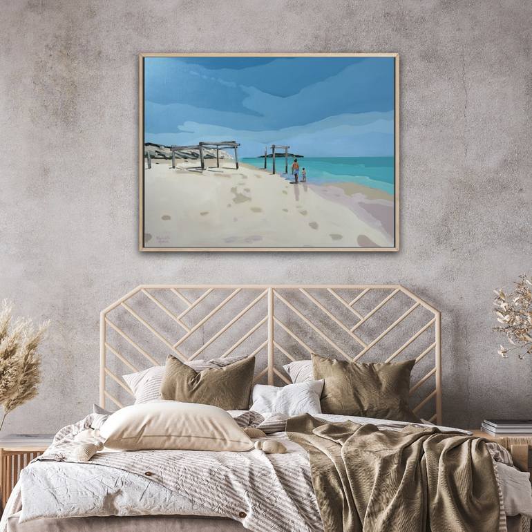 Original Beach Painting by Meredith Howse