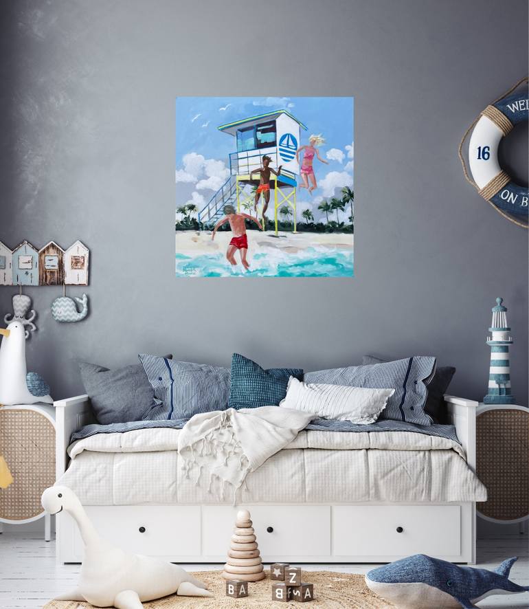 Original Contemporary Beach Painting by Meredith Howse