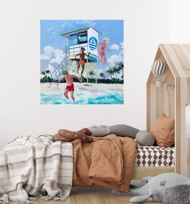 Original Contemporary Beach Painting by Meredith Howse