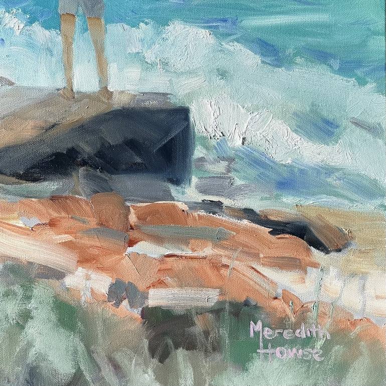 Original Impressionism Seascape Painting by Meredith Howse