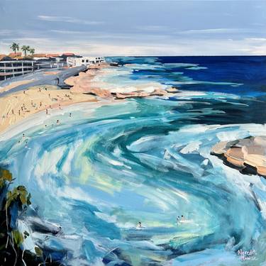 Print of Contemporary Beach Paintings by Meredith Howse