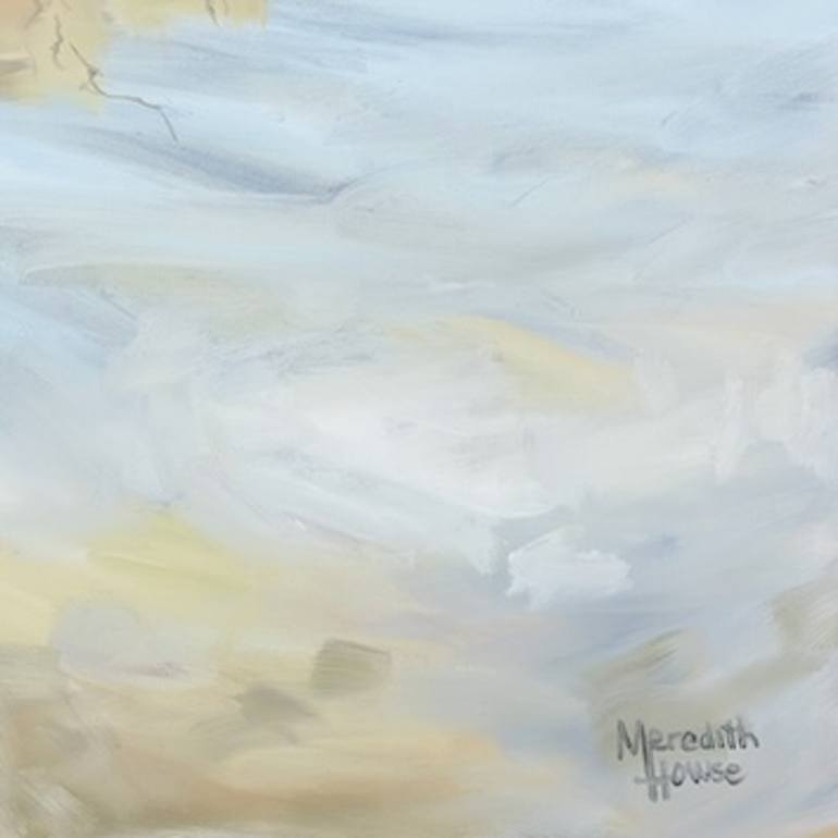 Original Impressionism Beach Painting by Meredith Howse