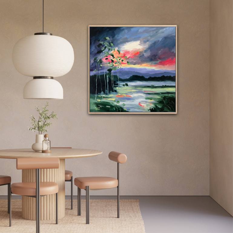 Original Abstract Landscape Painting by Meredith Howse