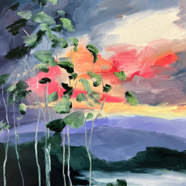 Original Abstract Landscape Painting by Meredith Howse