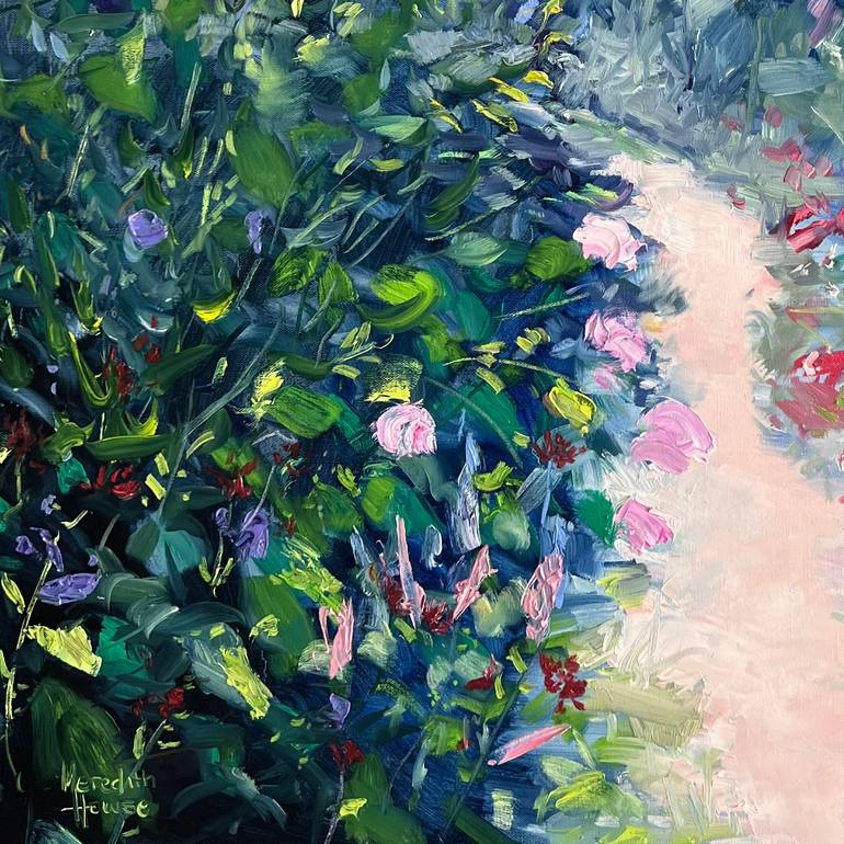Original Abstract Floral Painting by Meredith Howse