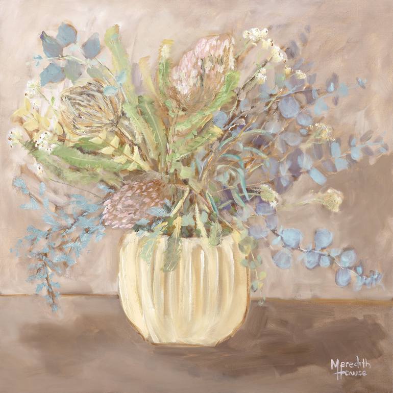 Print of Contemporary Floral Paintings by Meredith Howse