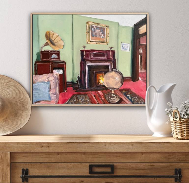 Original Art Deco Still Life Painting by Meredith Howse