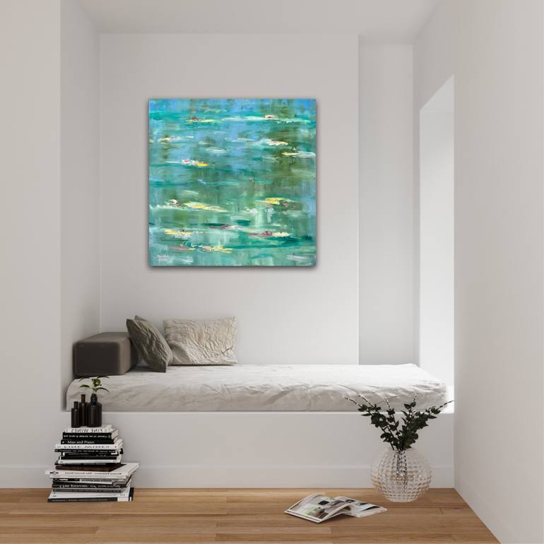 Original Post-impressionism Abstract Painting by Meredith Howse