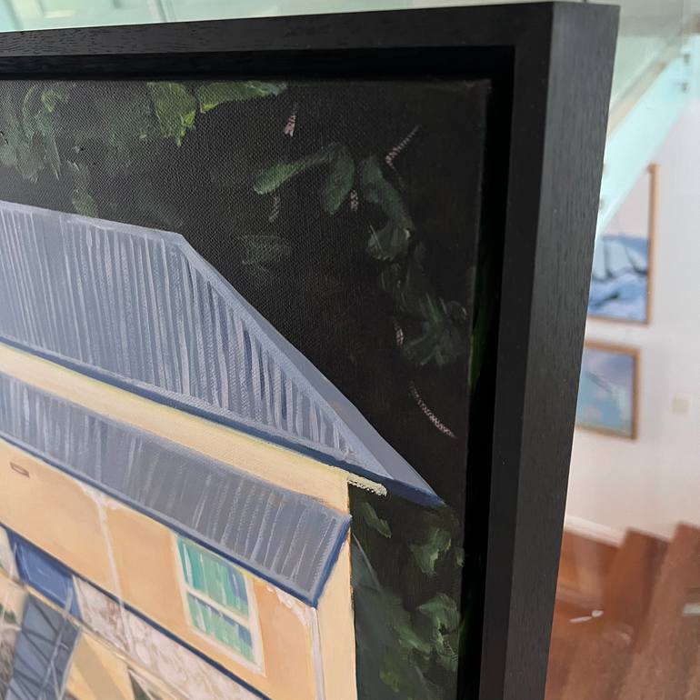 Original Art Deco Architecture Painting by Meredith Howse