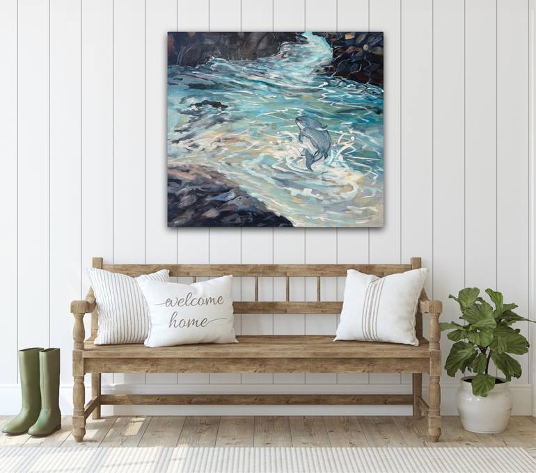 Original Contemporary Beach Painting by Meredith Howse