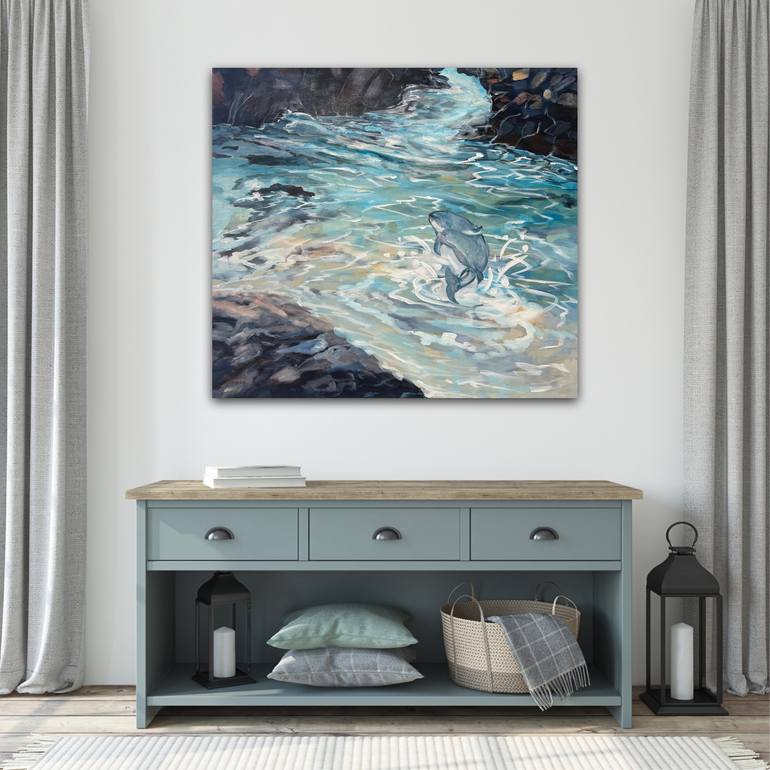 Original Contemporary Beach Painting by Meredith Howse