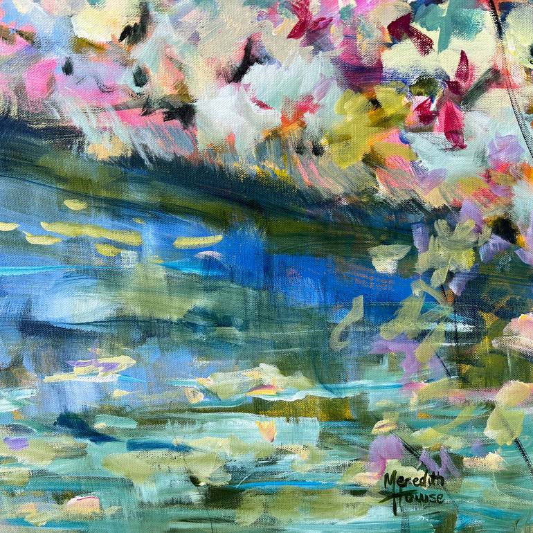 Original Impressionism Floral Painting by Meredith Howse