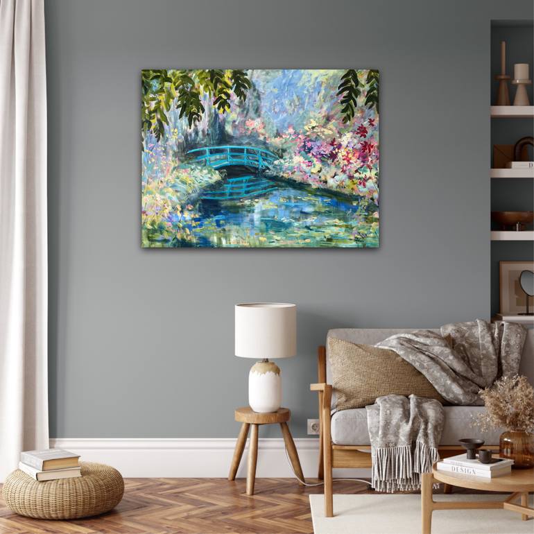 Original Impressionism Floral Painting by Meredith Howse
