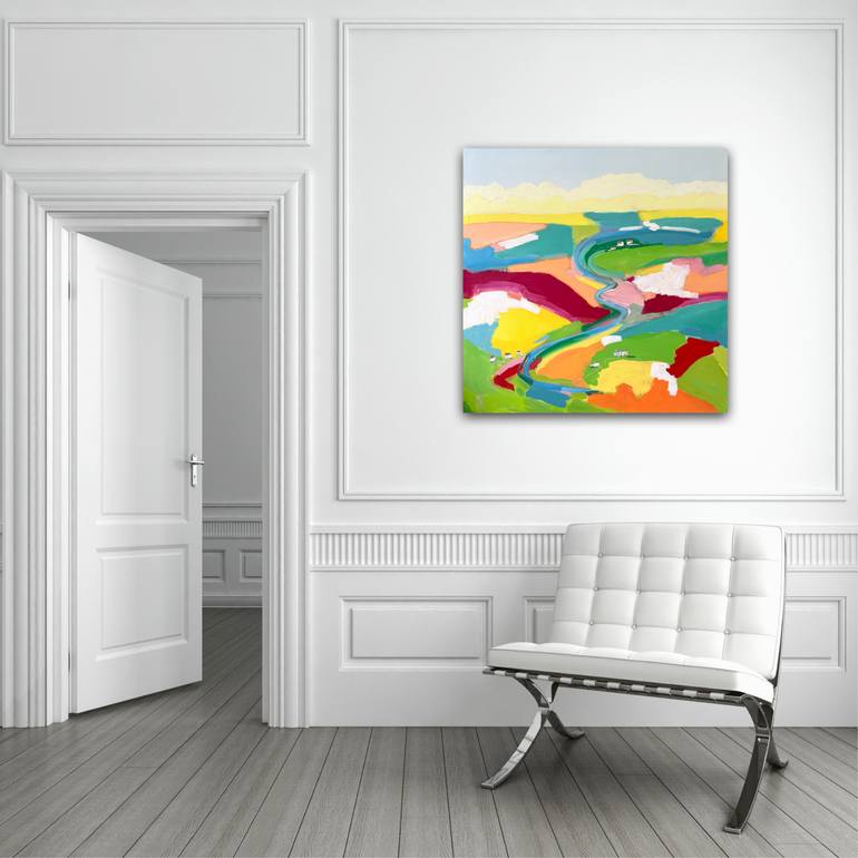 Original Abstract Expressionism Abstract Painting by Meredith Howse