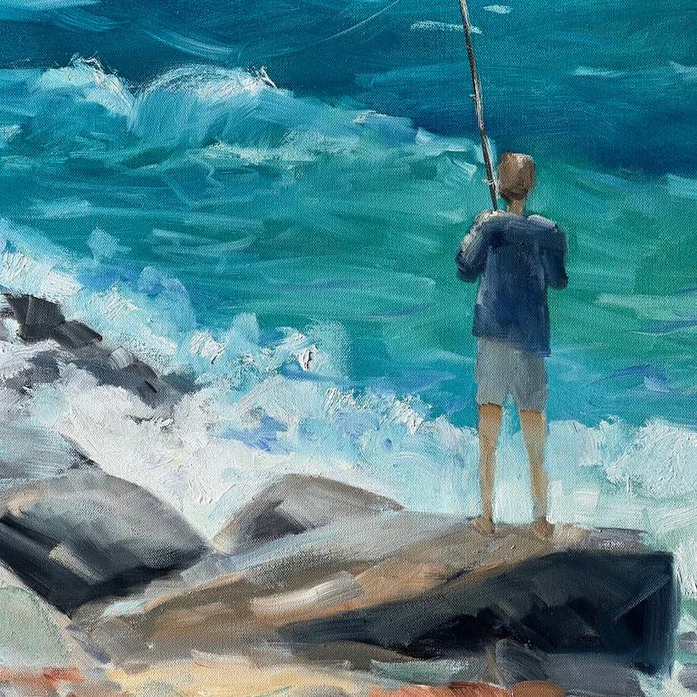 Original Realism Beach Painting by Meredith Howse