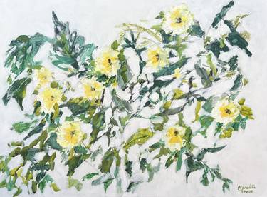 Original Contemporary Floral Painting by Meredith Howse