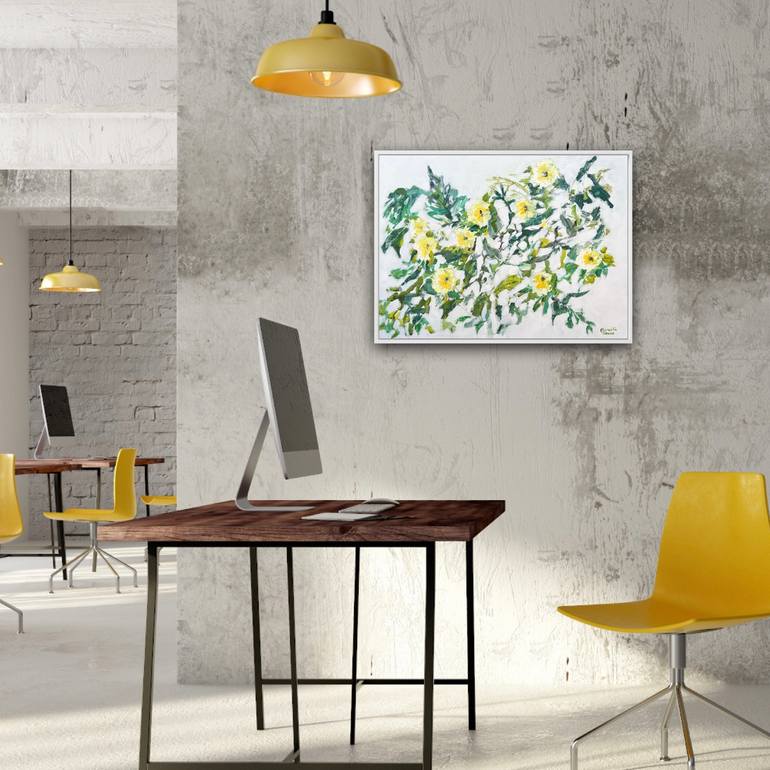 Original Contemporary Floral Painting by Meredith Howse