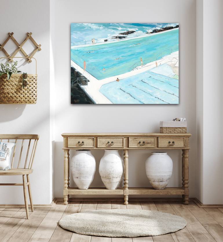 Original Realism Beach Painting by Meredith Howse