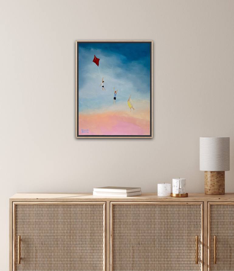 Original Symbolism Children Painting by Meredith Howse