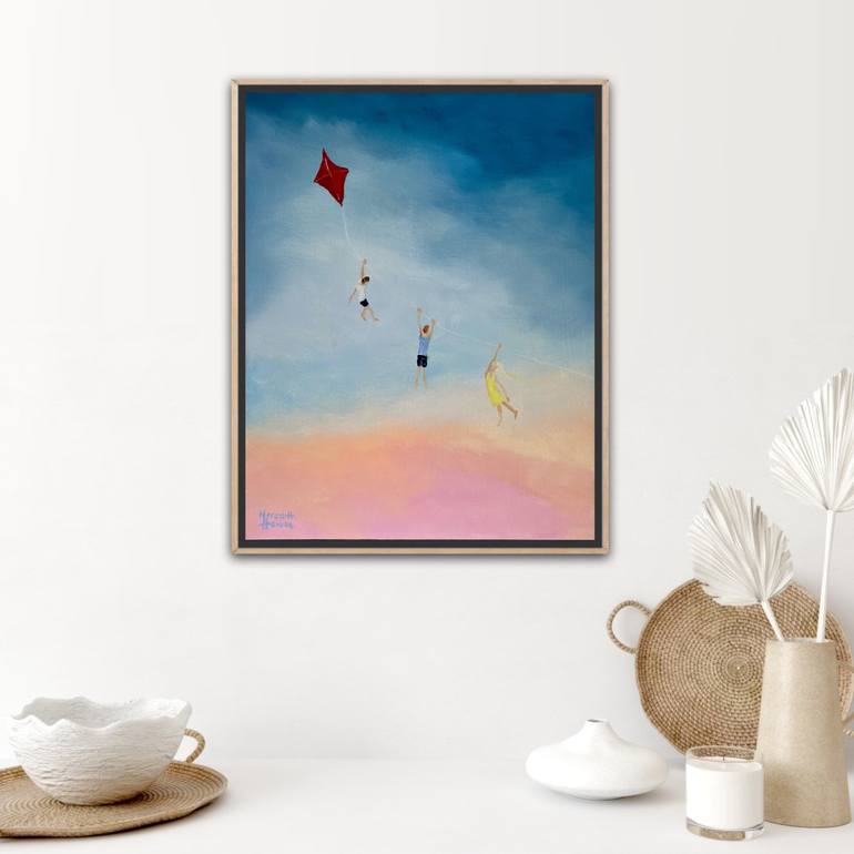 Original Symbolism Children Painting by Meredith Howse