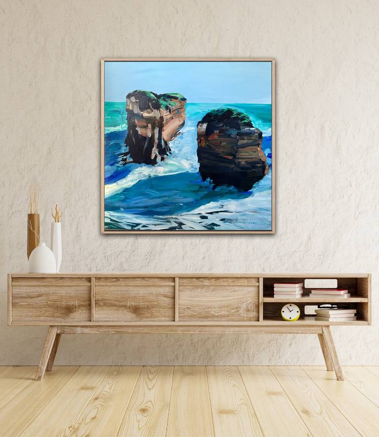 Original Fine Art Seascape Painting by Meredith Howse