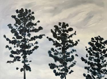 Original Art Deco Tree Paintings by Meredith Howse