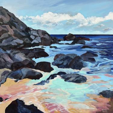 Print of Modern Seascape Paintings by Meredith Howse