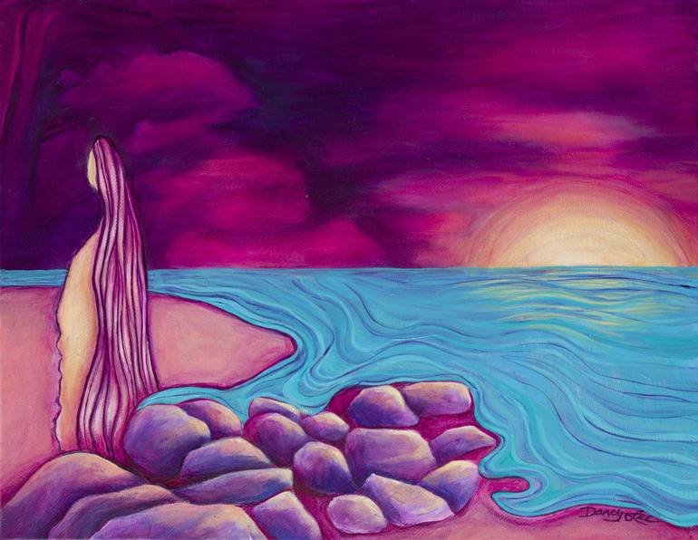 Original Abstract Women Paintings by Darcy Saxton