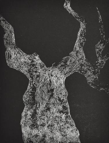 Original Contemporary Nature Printmaking by Milena Nicosia