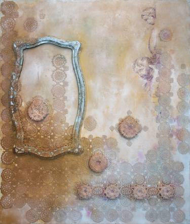 Print of Abstract Wall Mixed Media by Milena Nicosia