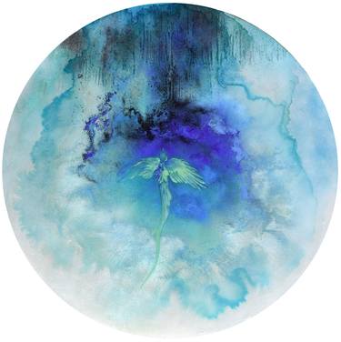 Original Dada Abstract Paintings by Milena Nicosia