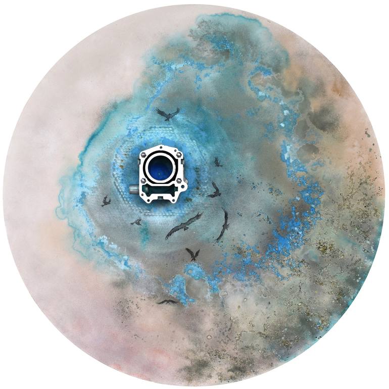 Print of Dada Abstract Mixed Media by Milena Nicosia