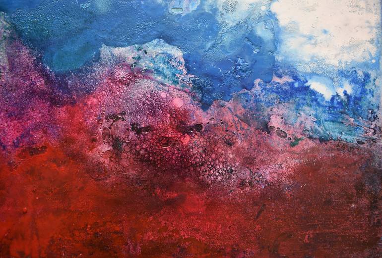 Original Impressionism Abstract Painting by Milena Nicosia