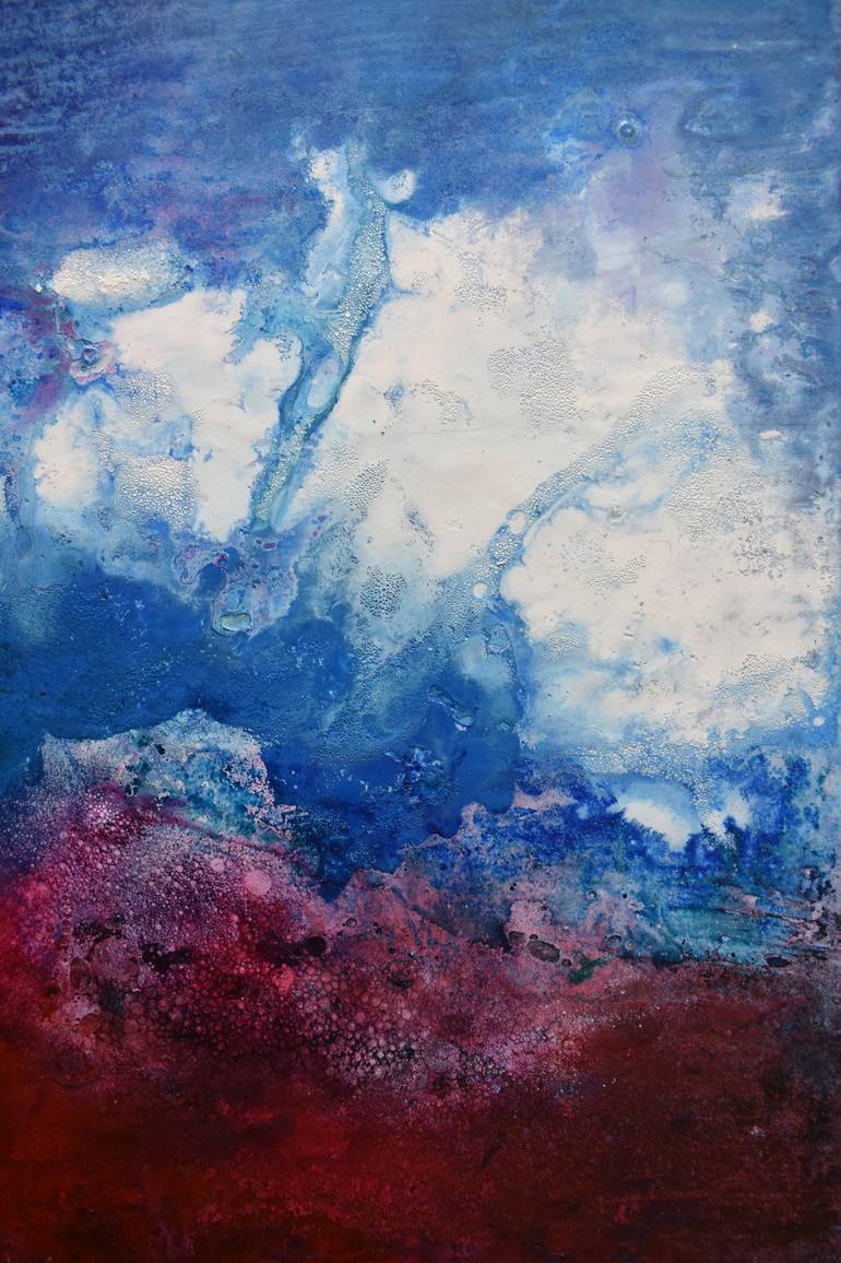 Original Impressionism Abstract Painting by Milena Nicosia