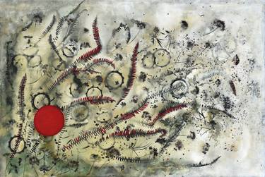Original Abstract Garden Paintings by Milena Nicosia