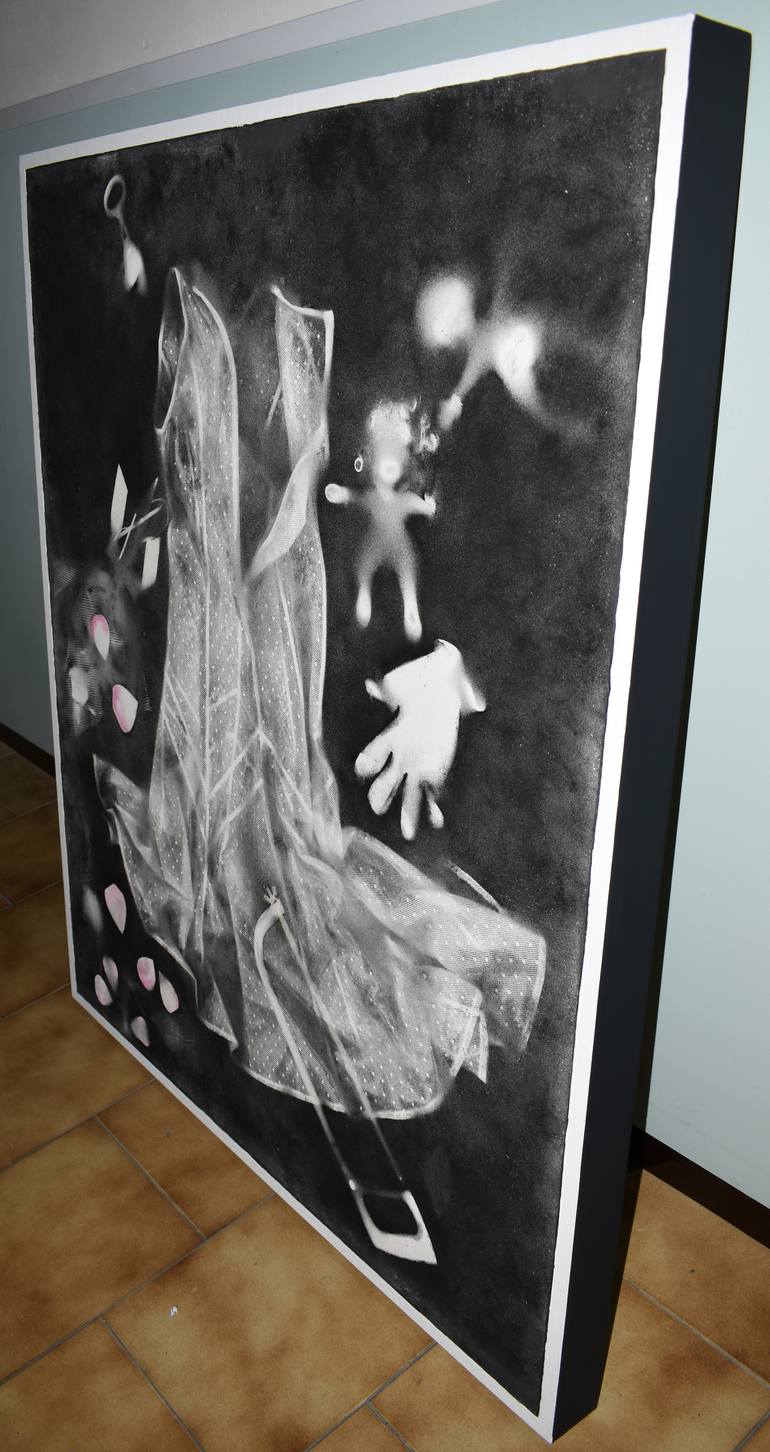 Original Black & White Women Painting by Milena Nicosia