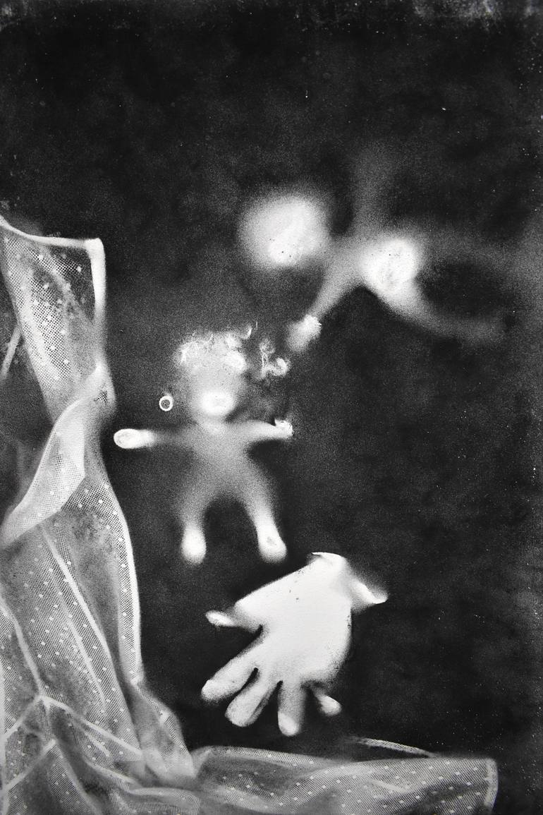 Original Black & White Women Painting by Milena Nicosia