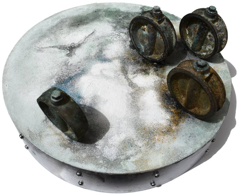 Original Expressionism Landscape Sculpture by Milena Nicosia