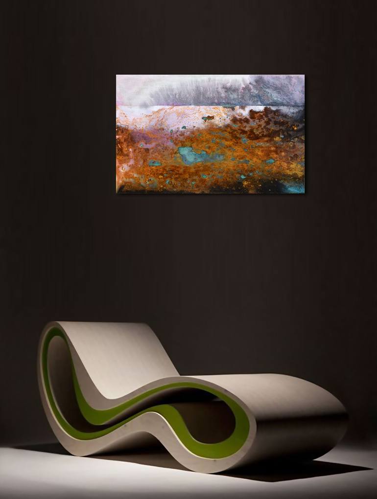 Original Illustration Landscape Painting by Milena Nicosia