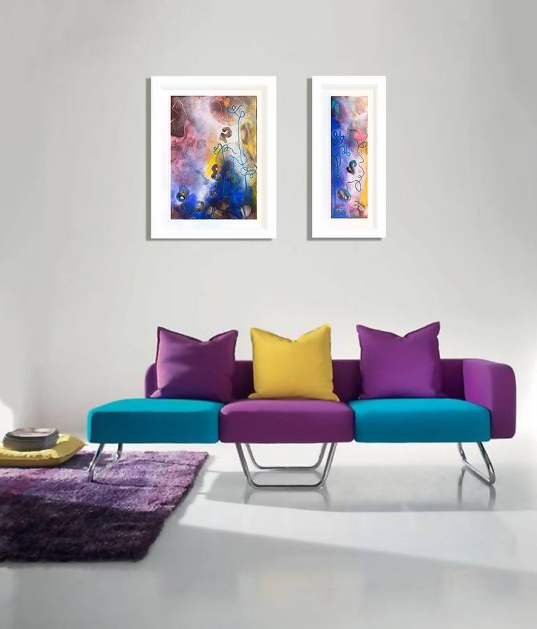 Original Contemporary Abstract Painting by Milena Nicosia