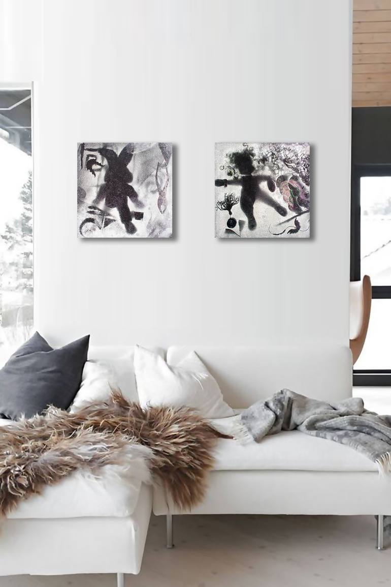 Original Contemporary Comics Painting by Milena Nicosia