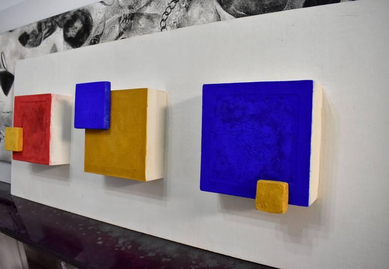 Original Pop Art Abstract Mixed Media by Milena Nicosia