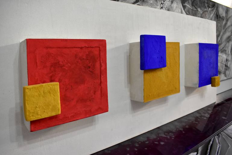 Original Pop Art Abstract Mixed Media by Milena Nicosia
