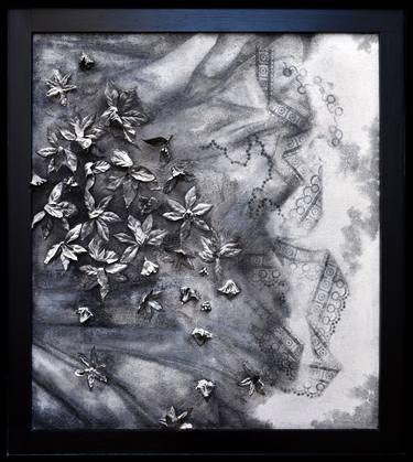 Original Dada Abstract Paintings by Milena Nicosia