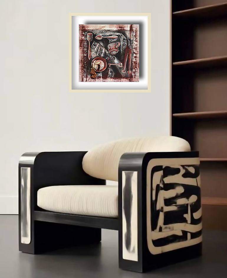 Original Baroque Abstract Painting by Milena Nicosia